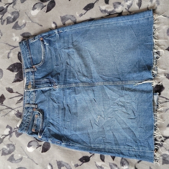 𝅺ZARA Denim Skirt US M - Picture 1 of 5